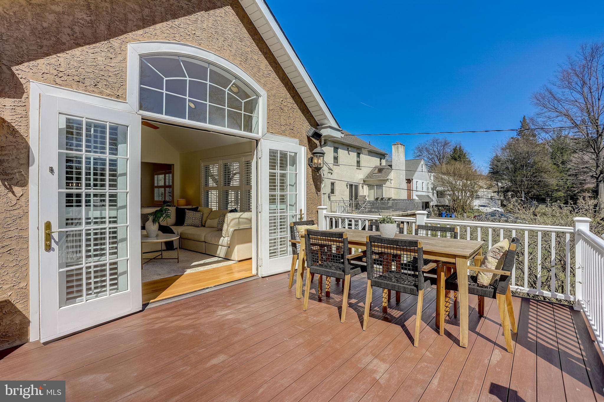 628 Paddock Road Havertown, PA 19083 - Photo 43 of 52 Deck - sun room
