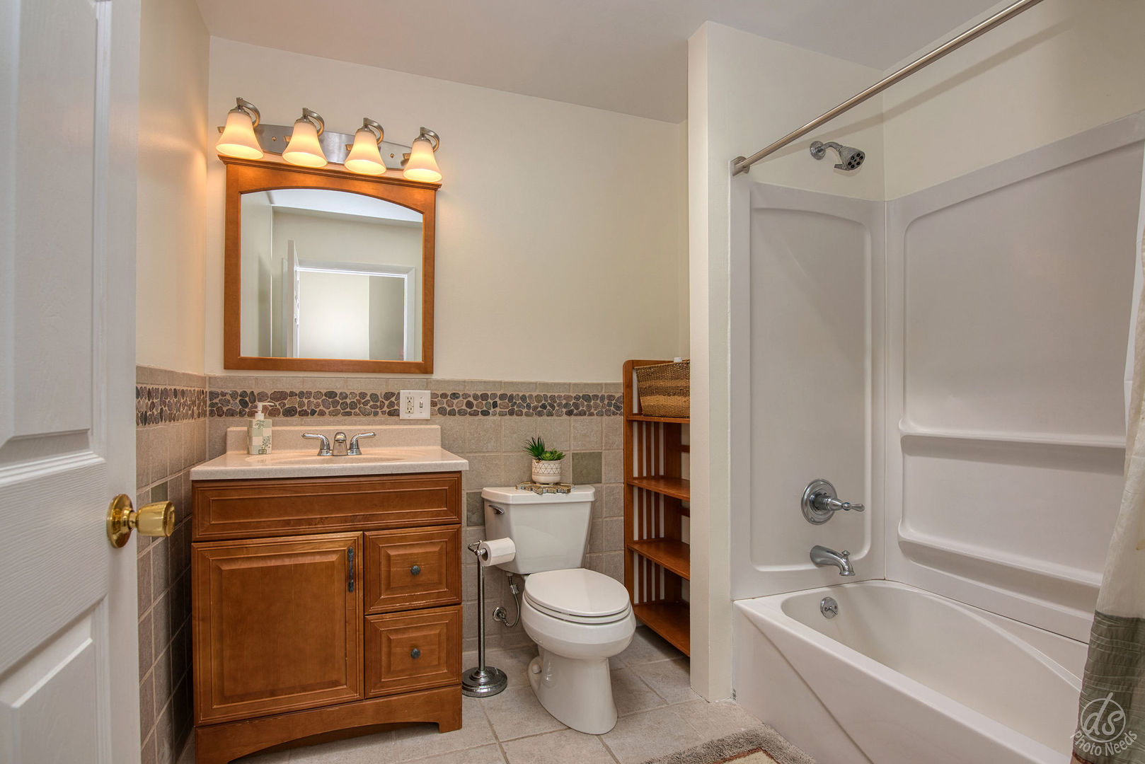 28671 Moose Range Road Sycamore, IL 60178 - Photo 27 of 69 a bathroom with a granite countertop toilet sink and mirror