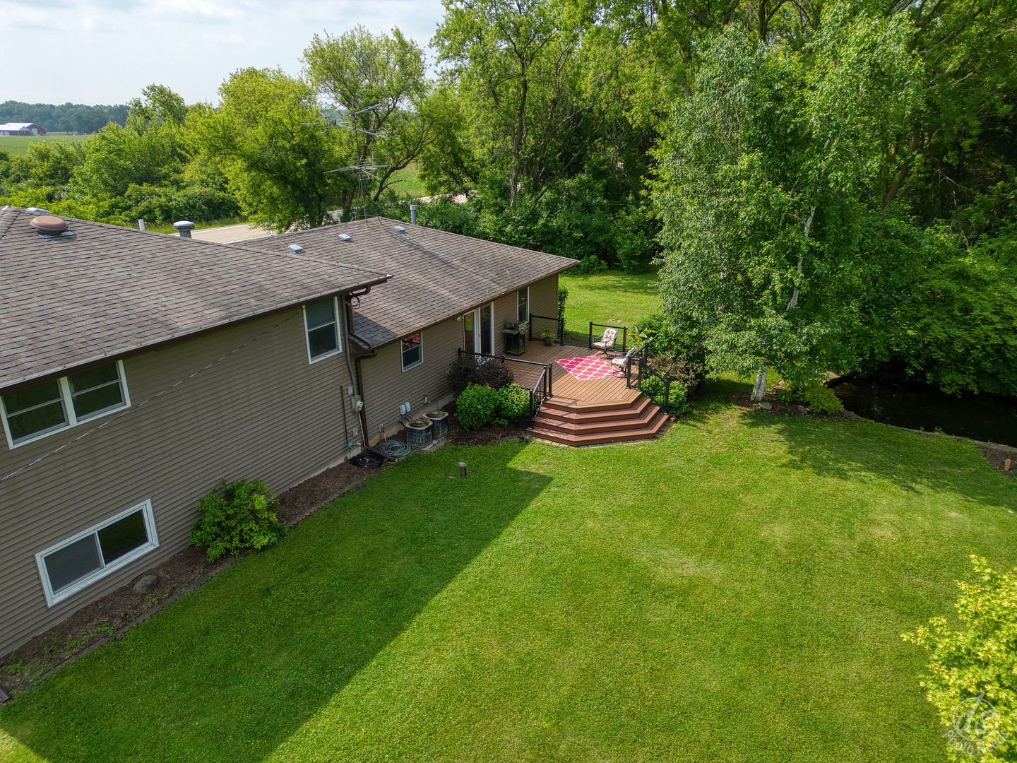 28671 Moose Range Road Sycamore, IL 60178 - Photo 51 of 69 a aerial view of a house with a yard table and chairs