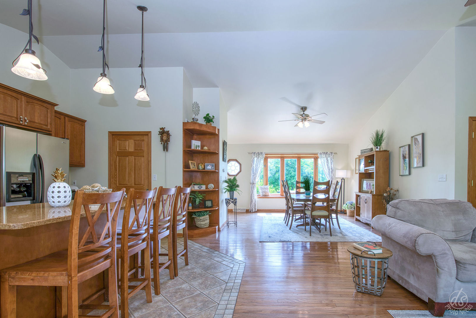 28671 Moose Range Road Sycamore, IL 60178 - Photo 10 of 69 a view of a dining room with furniture window and wooden floor