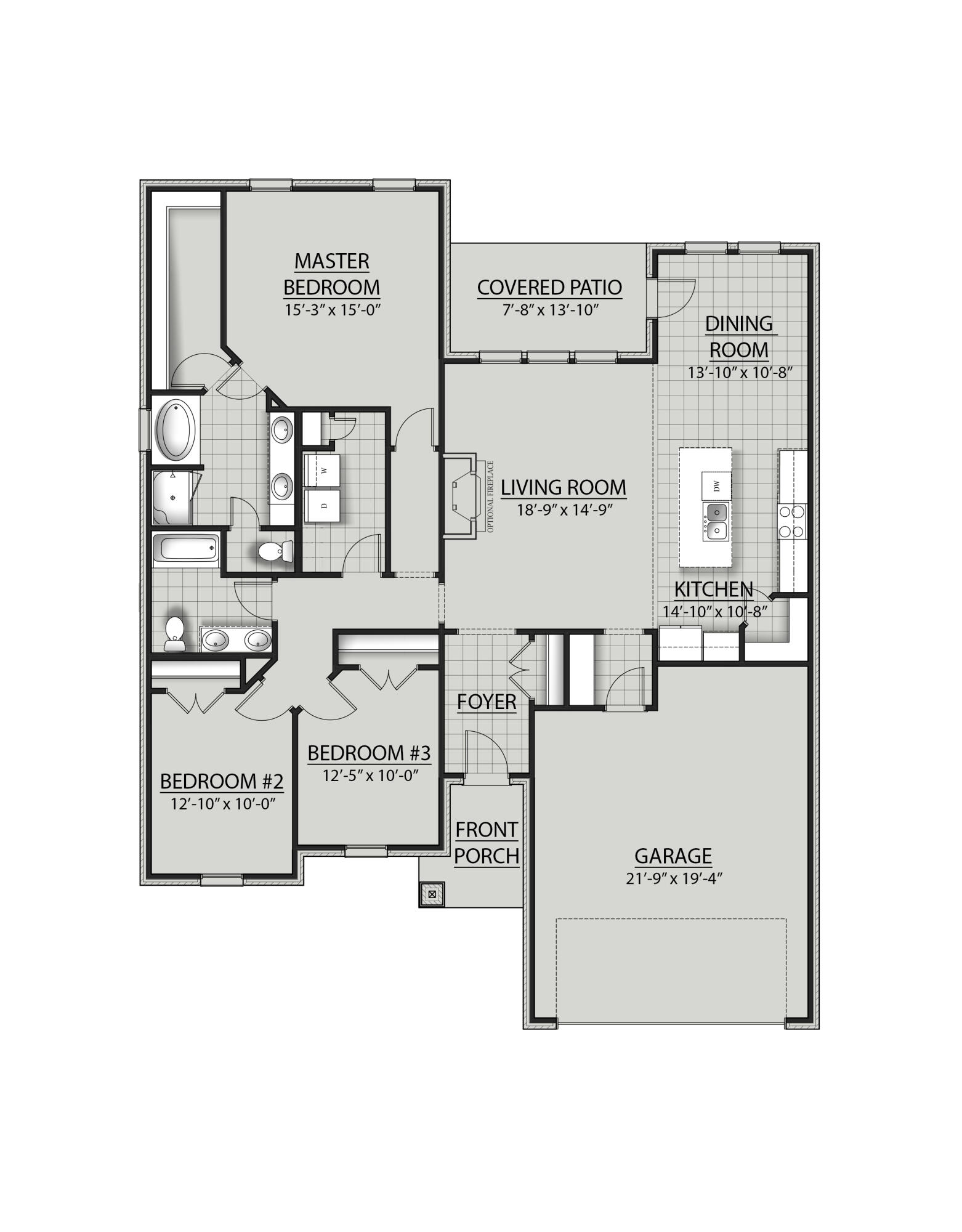 25 Hydrangea Boulevard Freeport, FL 32439 - Photo 3 of 3 Solace-A Floor Plan
