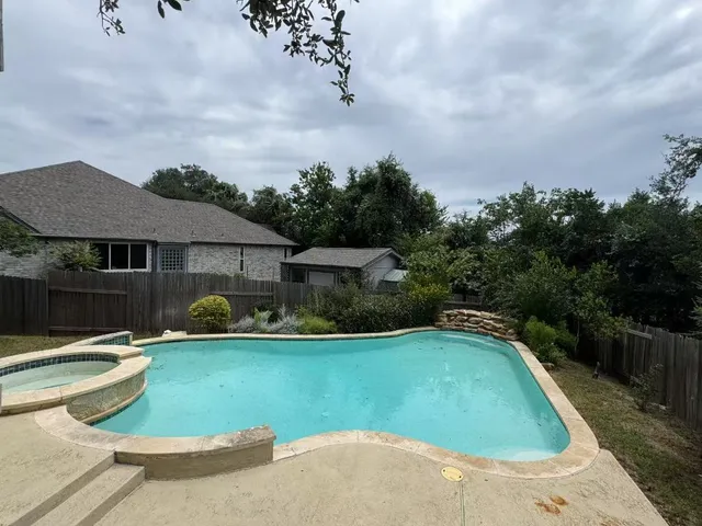 a view of outdoor space and deck