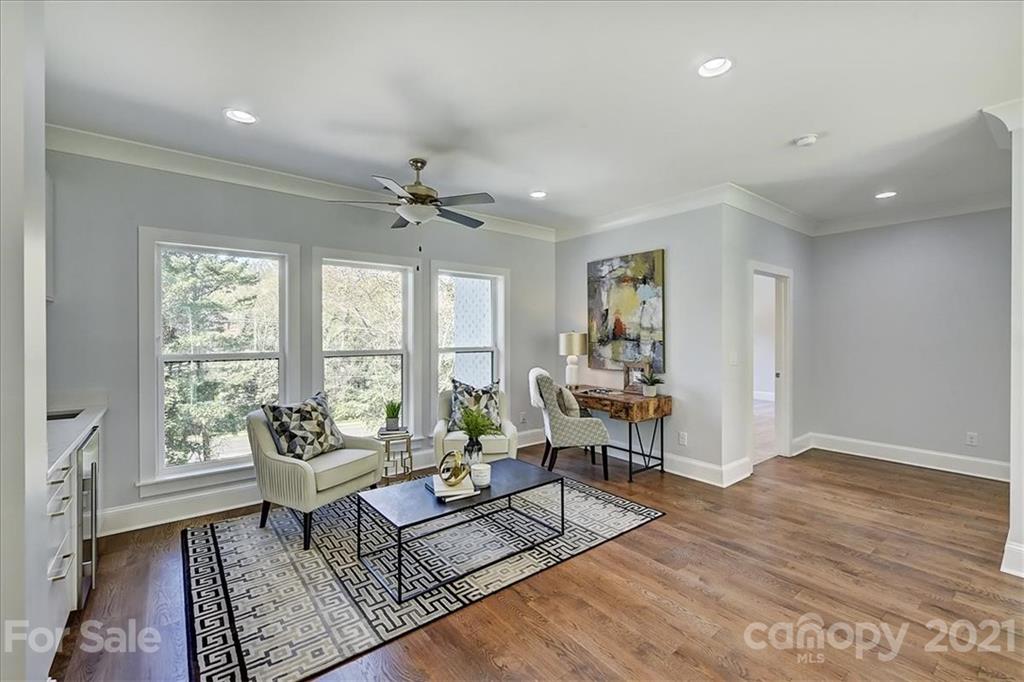 2011 Providence Road Charlotte, NC 28211 - Photo 22 of 37 a living room with furniture and wooden floor