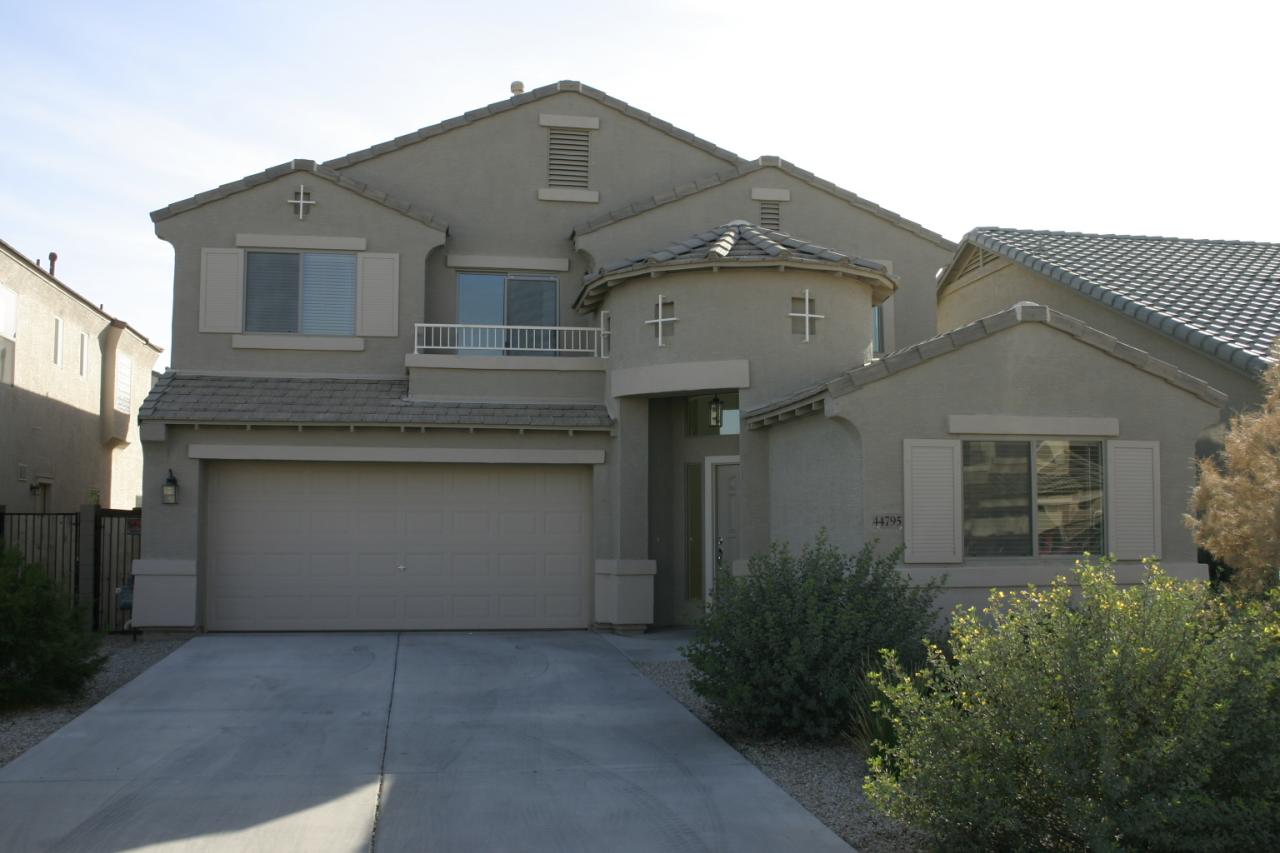 Front of home.