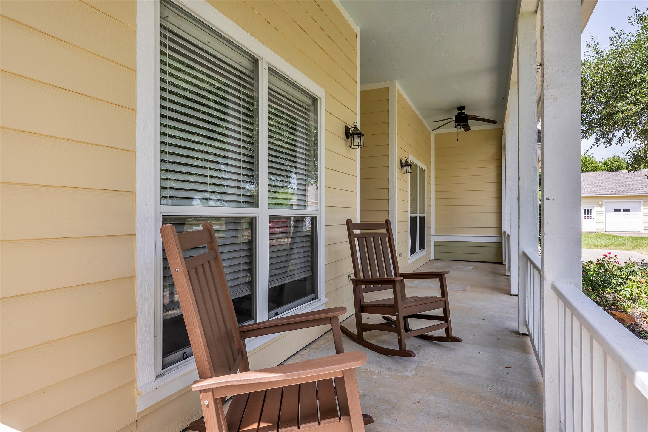 1075 Harrisburg Road Brenham, TX 77833 - Photo 3 of 48 Huge front porch to relax with your coffee and enjoy the peace and quiet