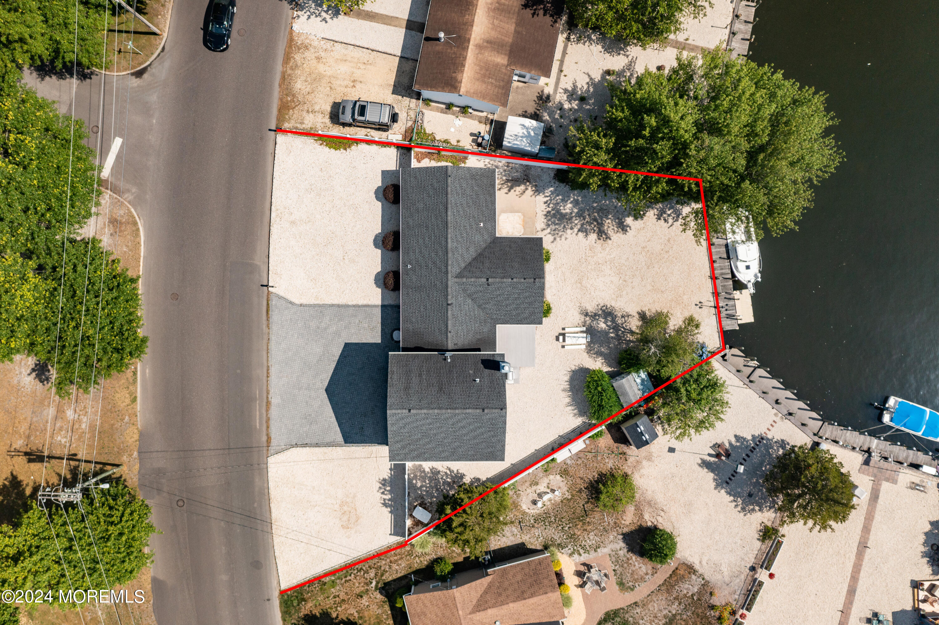 232 11th Street Barnegat, NJ 08005 - Photo 31 of 39 an aerial view of a house with outdoor space