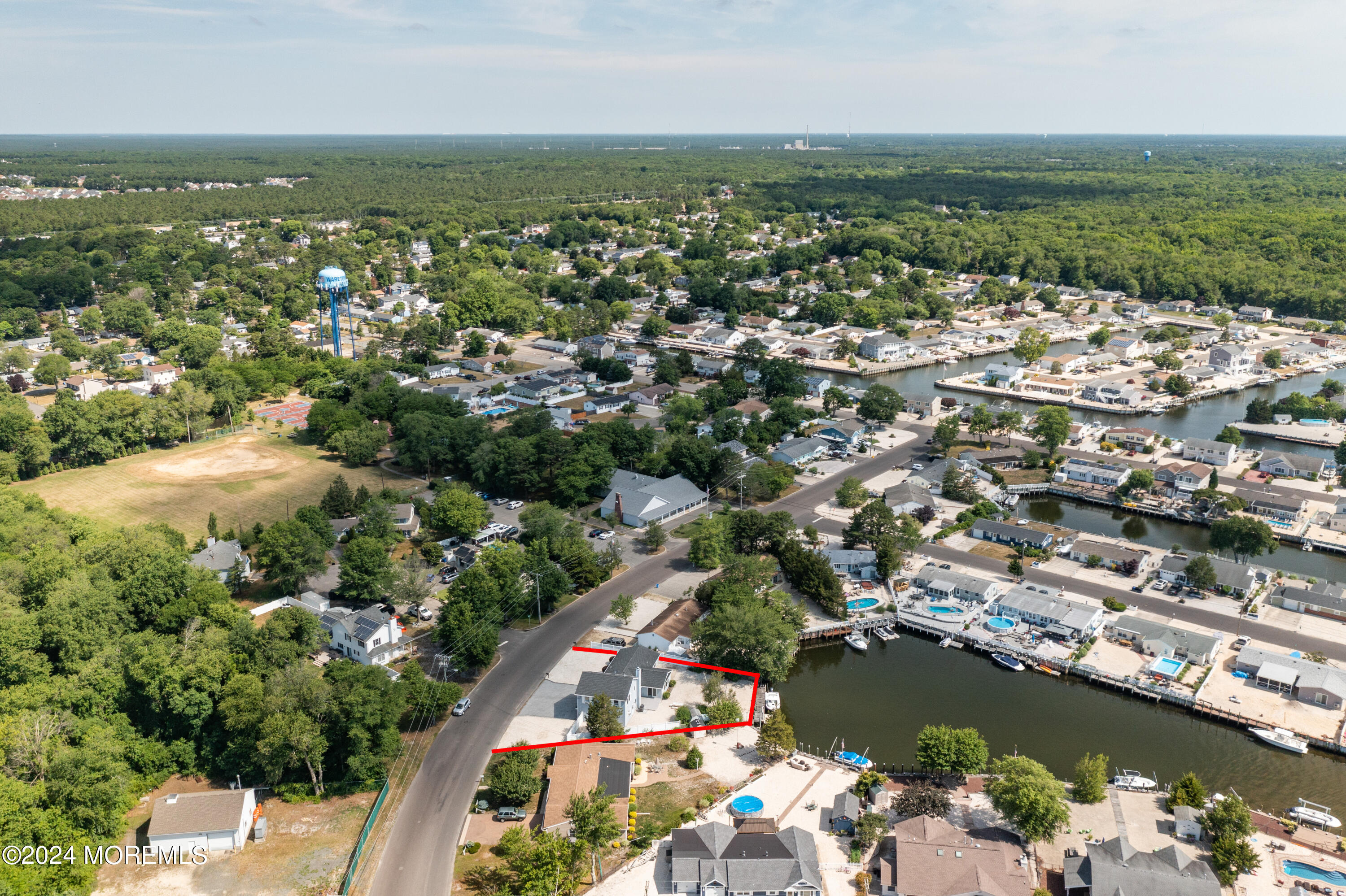 232 11th Street Barnegat, NJ 08005 - Photo 38 of 39 an aerial view of residential houses with outdoor space