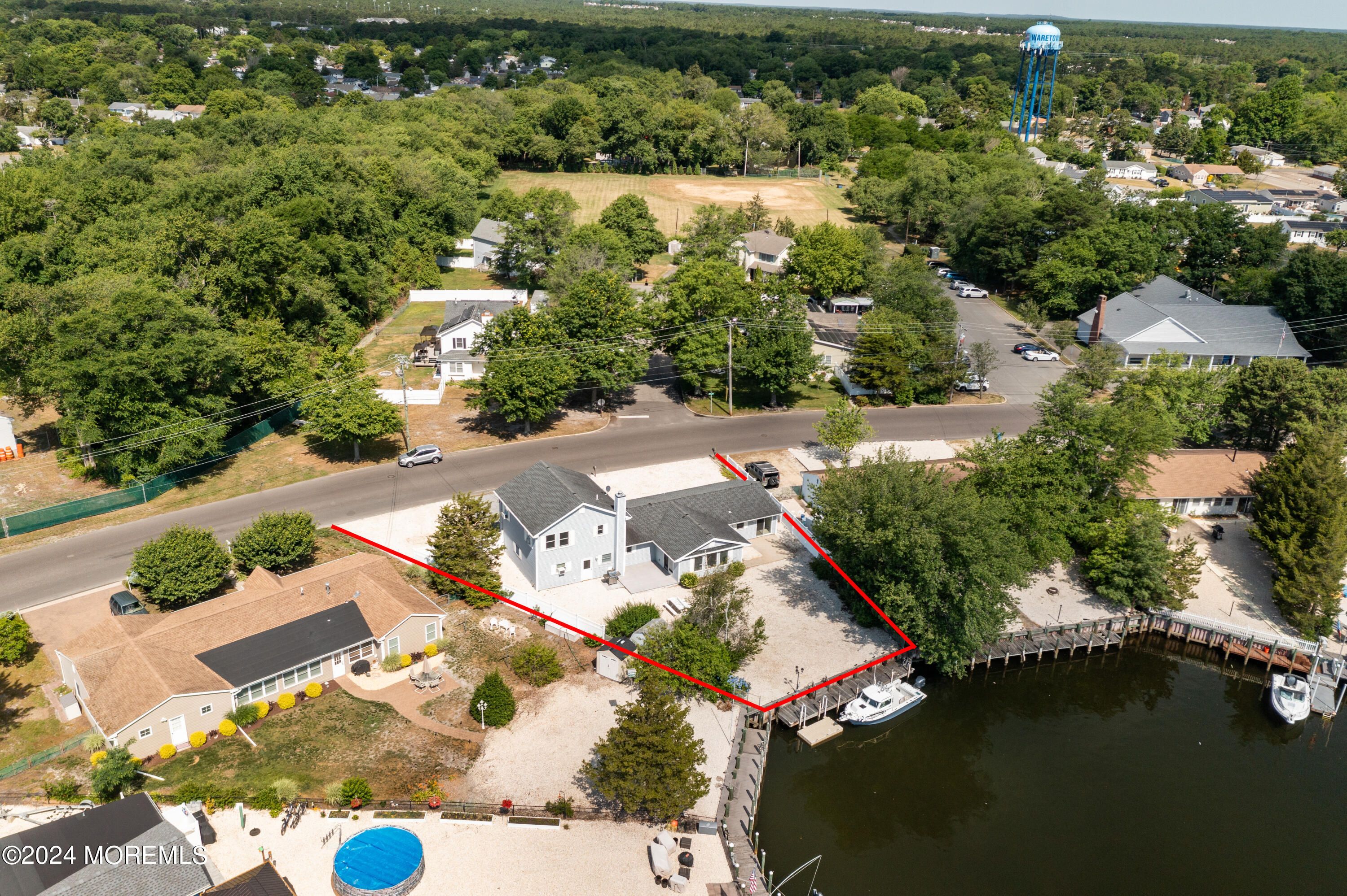 232 11th Street Barnegat, NJ 08005 - Photo 39 of 39 an aerial view of residential houses with outdoor space