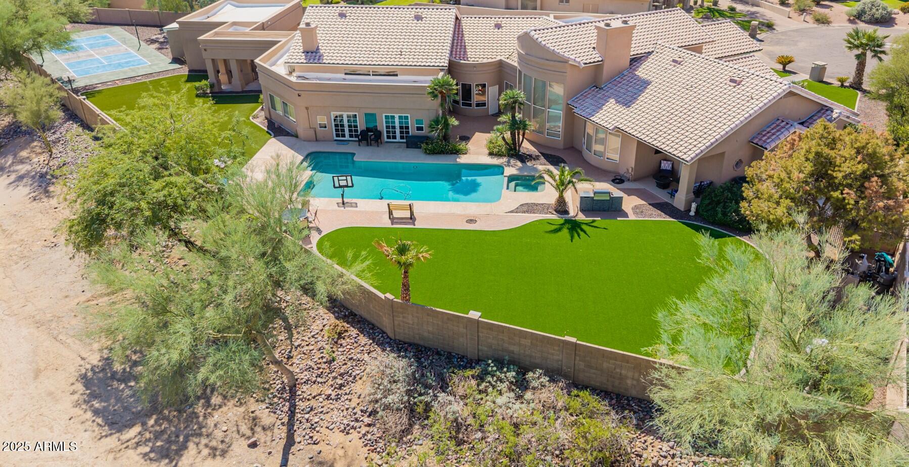 3332 East Cherokee Street Phoenix, AZ 85044 - Photo 43 of 47 an aerial view of a house
