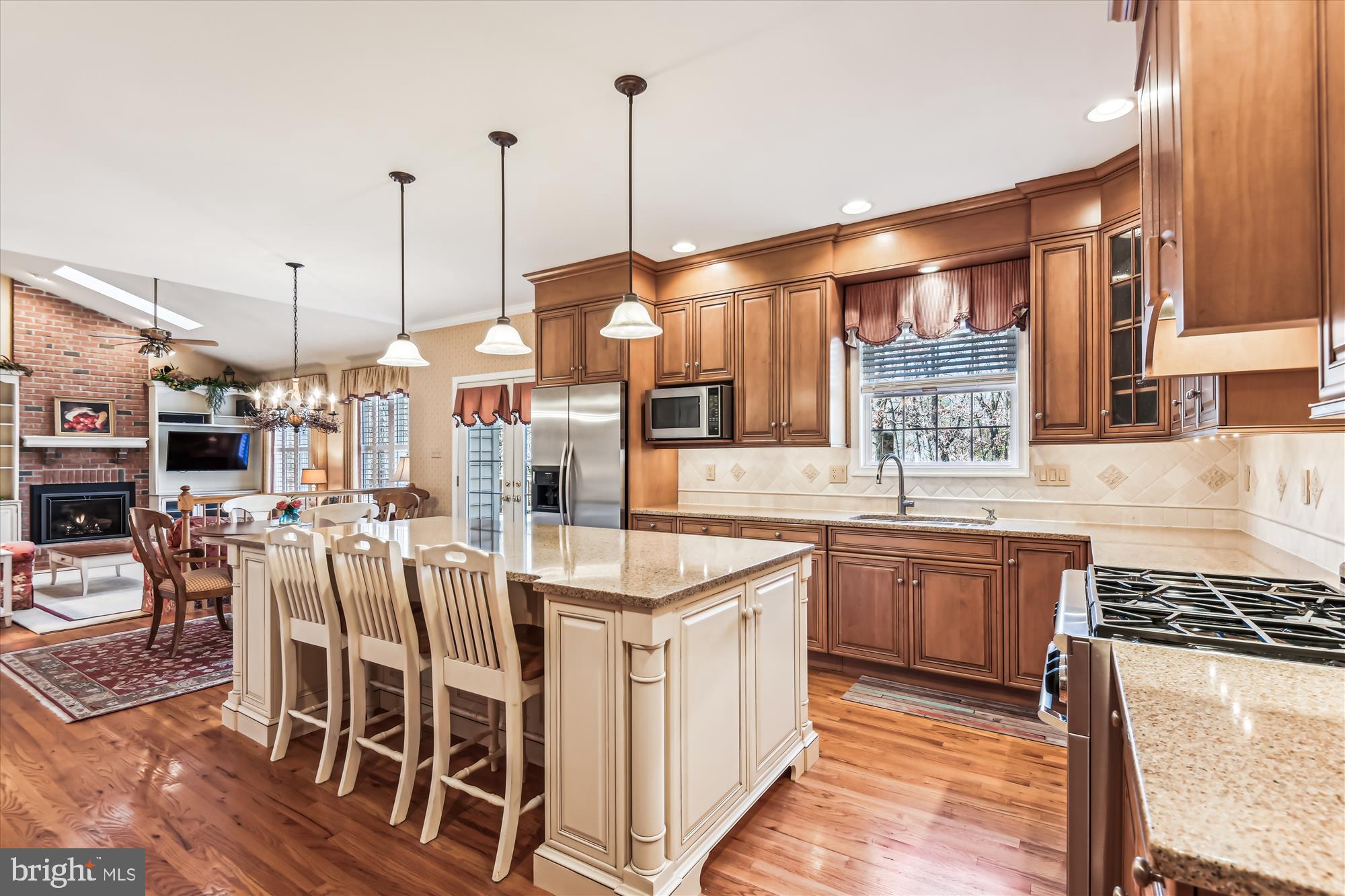 2620 Gunpowder Farms Road Fallston, MD 21047 - Photo 9 of 35 a large kitchen with a table and chairs in it