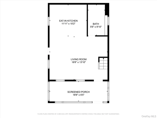 a picture of a bench in front of a microwave