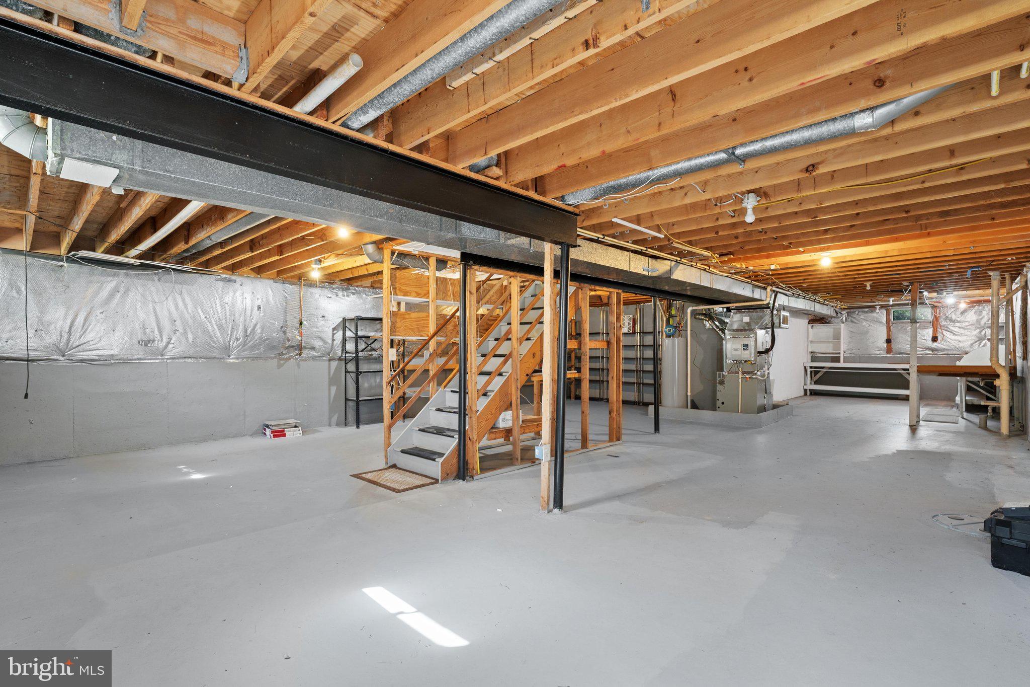 8550 Yoder Street Manassas, VA 20110 - Photo 29 of 39 Spacious unfinished basement