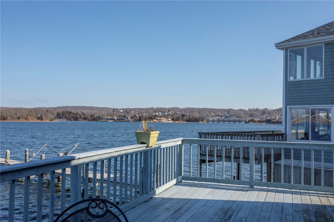 305 Riverside Street Portsmouth, RI 02871 - Photo 10 of 40 View from Deck Facing East Toward Sakonnet