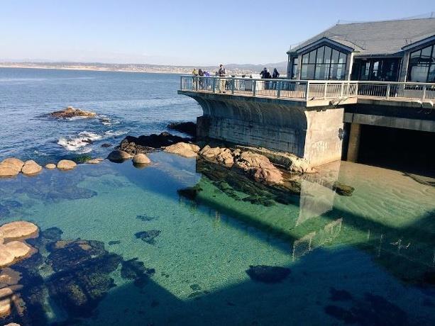 621 McClellan Avenue, Unit STUDIO Monterey, CA 93940 - Photo 31 of 32 an aerial view of a house with a ocean view