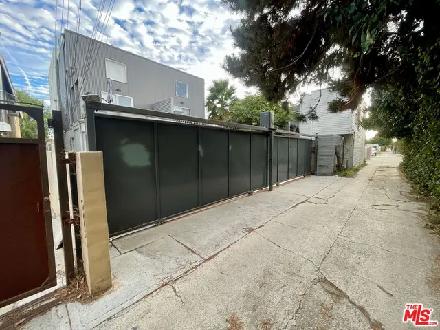 a backyard of a house