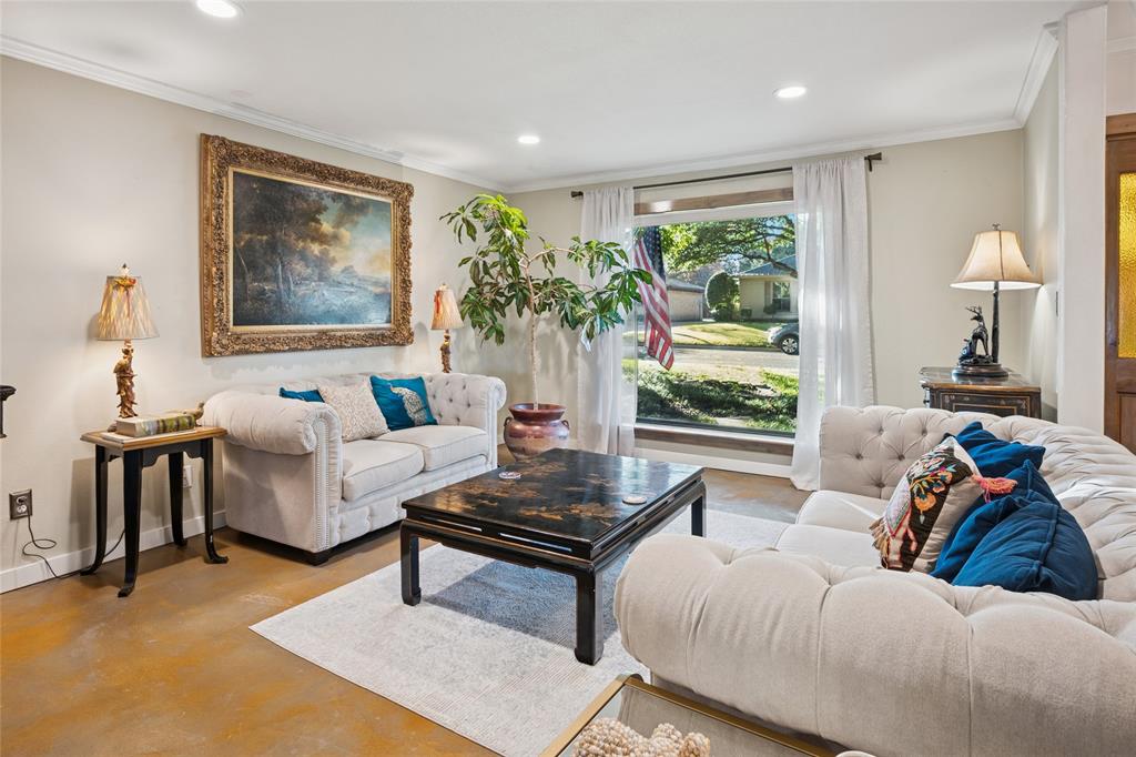 3701 Streamwood Road Fort Worth, TX 76116 - Photo 6 of 34 a living room with furniture and a window