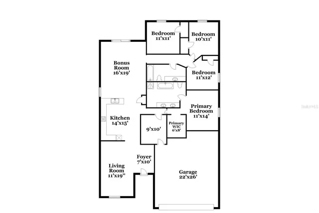 $2,045 | 1677 Hideaway Flat Street, Mascotte, FL 34753