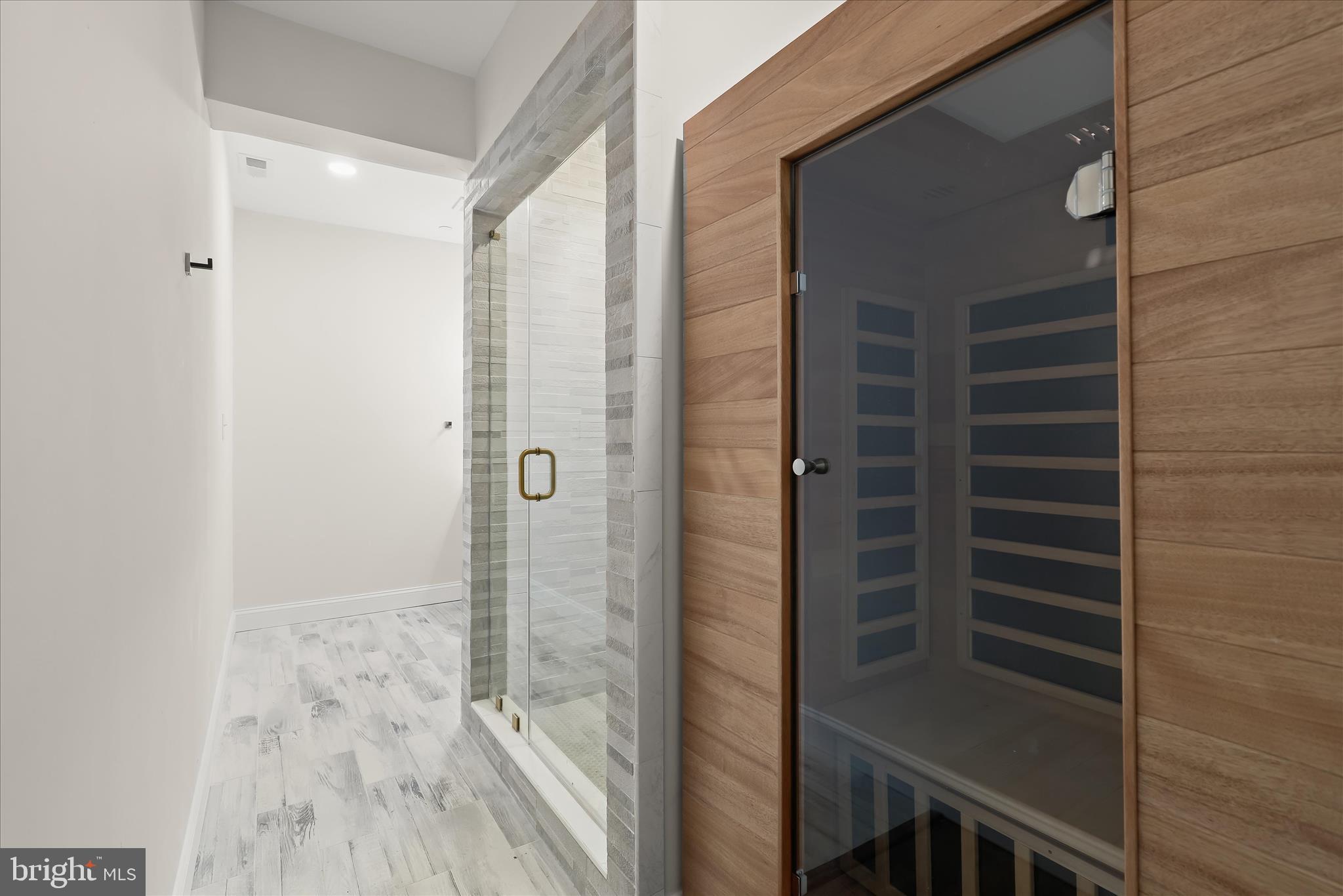 5004 Ten Oaks Road Dayton, MD 21036 - Photo 91 of 99 a bathroom with a shower and a glass door