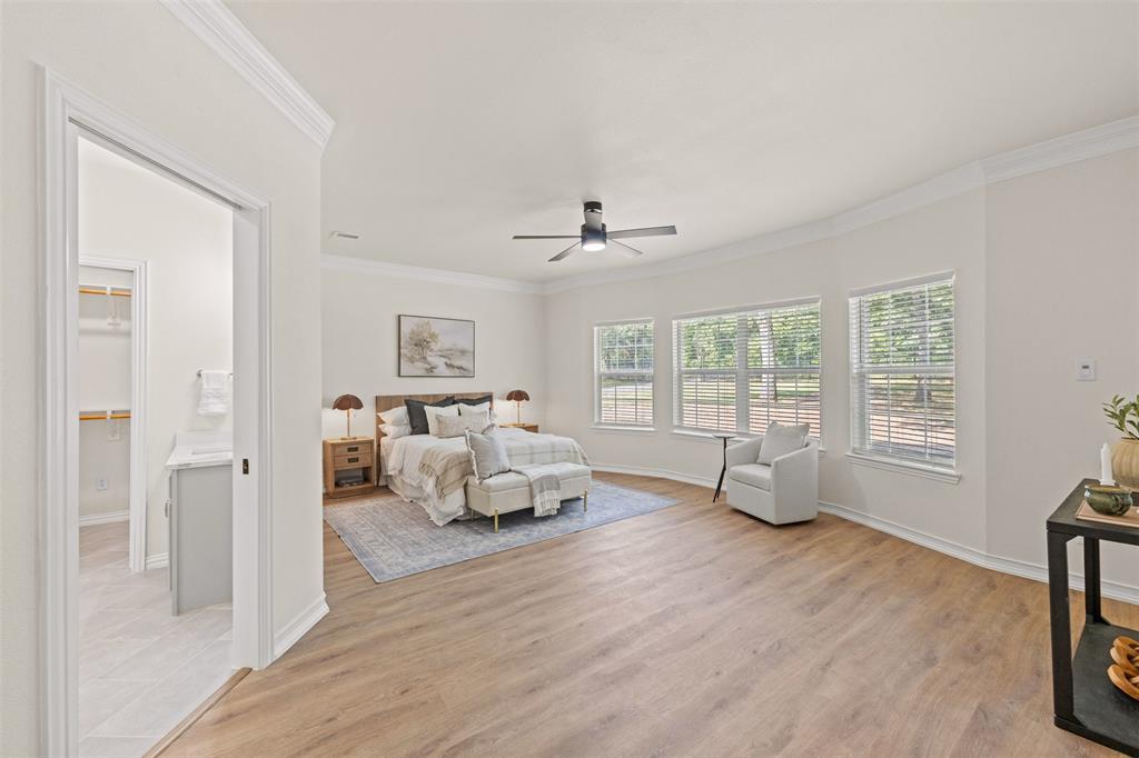 5860 Newt Patterson Road Mansfield, TX 76063 - Photo 25 of 40 Second Primary Bedroom with bay window sitting area ideal for multigenerational living