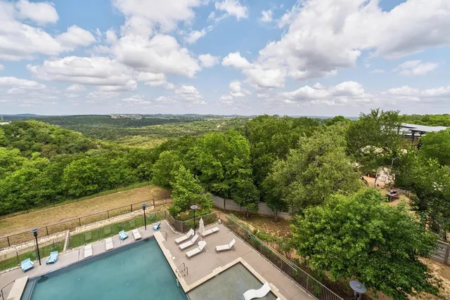 a view of a city with tall buildings
