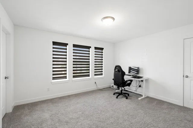 a view of a workspace with a window