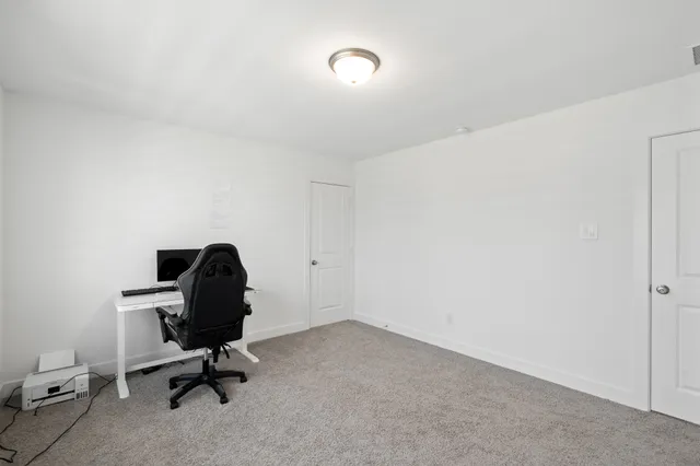 a view of workspace with a window