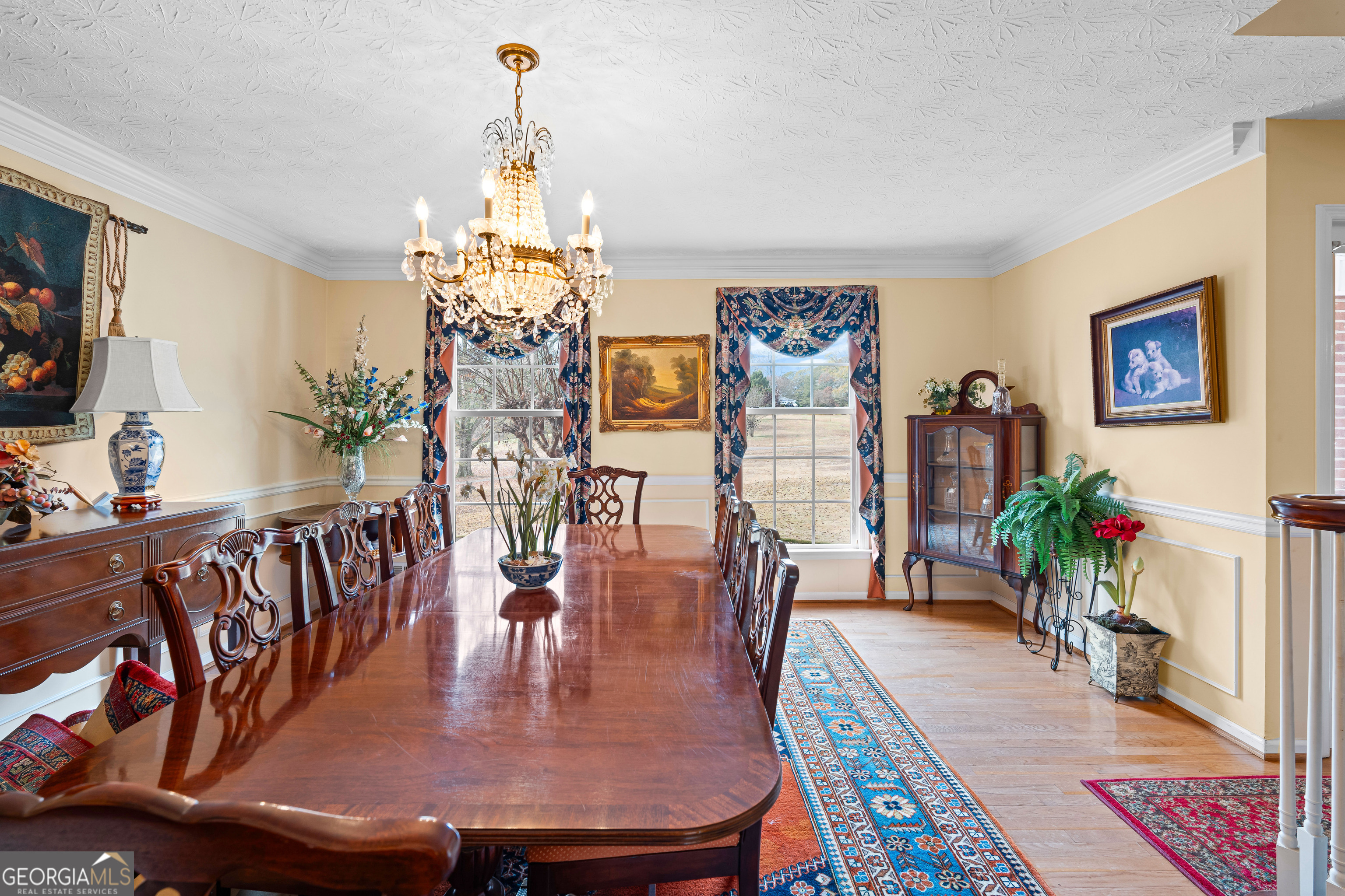 296 Ebenezer Church Road Fayetteville, GA 30215 - Photo 37 of 66 a view of a dining room with furniture window and wooden floor