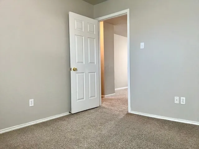 an empty room with window