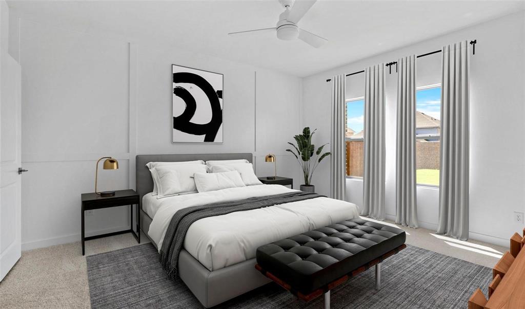 605 Ridgewood Drive Van Alstyne, TX 75495 - Photo 3 of 7 a bedroom with bed and a window