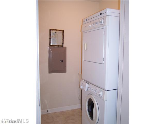 125 James High Point, Unit 1B High Point, NC 27265 - Photo 16 of 16 Laundry Room. Laundry room...comes with stackable washer/dryer and a laundry tub.