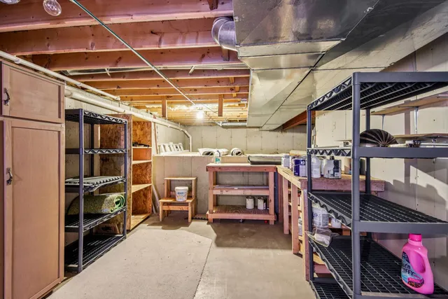 a view of a storage & utility room