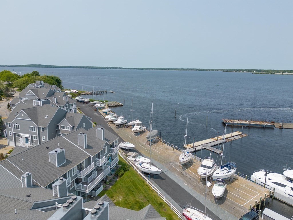 700 Shore Drive, Unit 511 Fall River, MA 02721 - Photo 31 of 40 an aerial view of a house with a ocean view