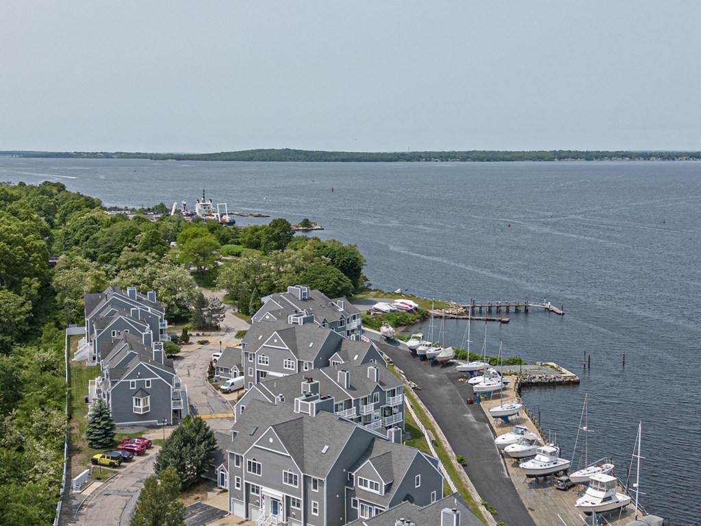 700 Shore Drive, Unit 511 Fall River, MA 02721 - Photo 36 of 40 an aerial view of a house with a lake view