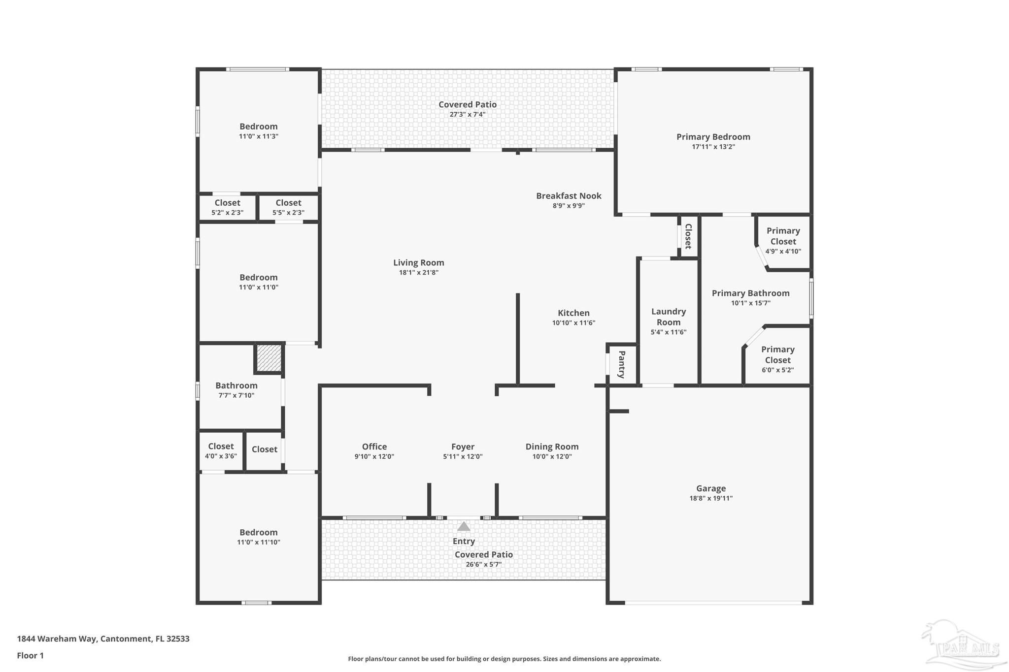 1844 Wareham Way Cantonment, FL 32533 - Photo 2 of 47 a picture of a bathroom with a shower
