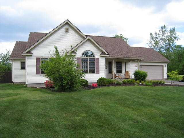 3055 Seeley Road Williamson, NY 14589 - Photo 1 of 1 Exterior Front Custom Built VInyl Sided Contempora