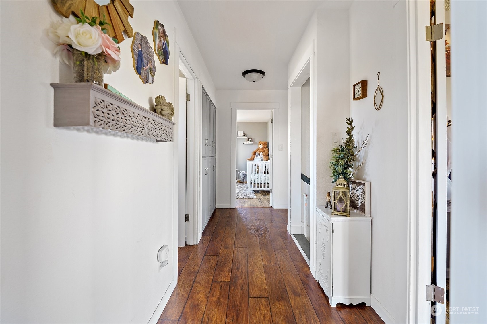1880 Birch Bay Lynden Road Ferndale, WA 98248 - Photo 20 of 33 a view of a hallway with wooden floor and front door