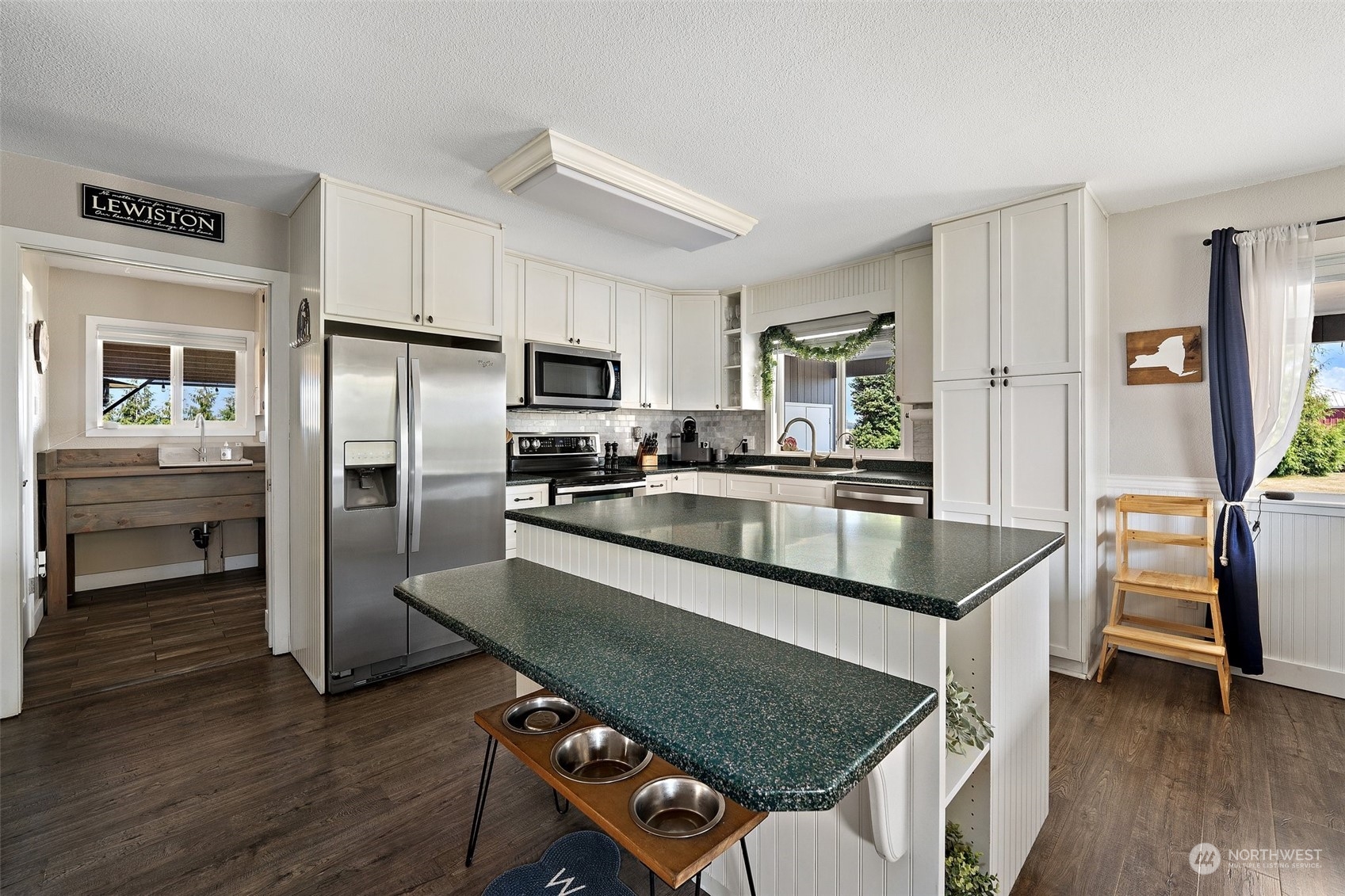 1880 Birch Bay Lynden Road Ferndale, WA 98248 - Photo 2 of 33 a kitchen with stainless steel appliances granite countertop a refrigerator a stove and a sink