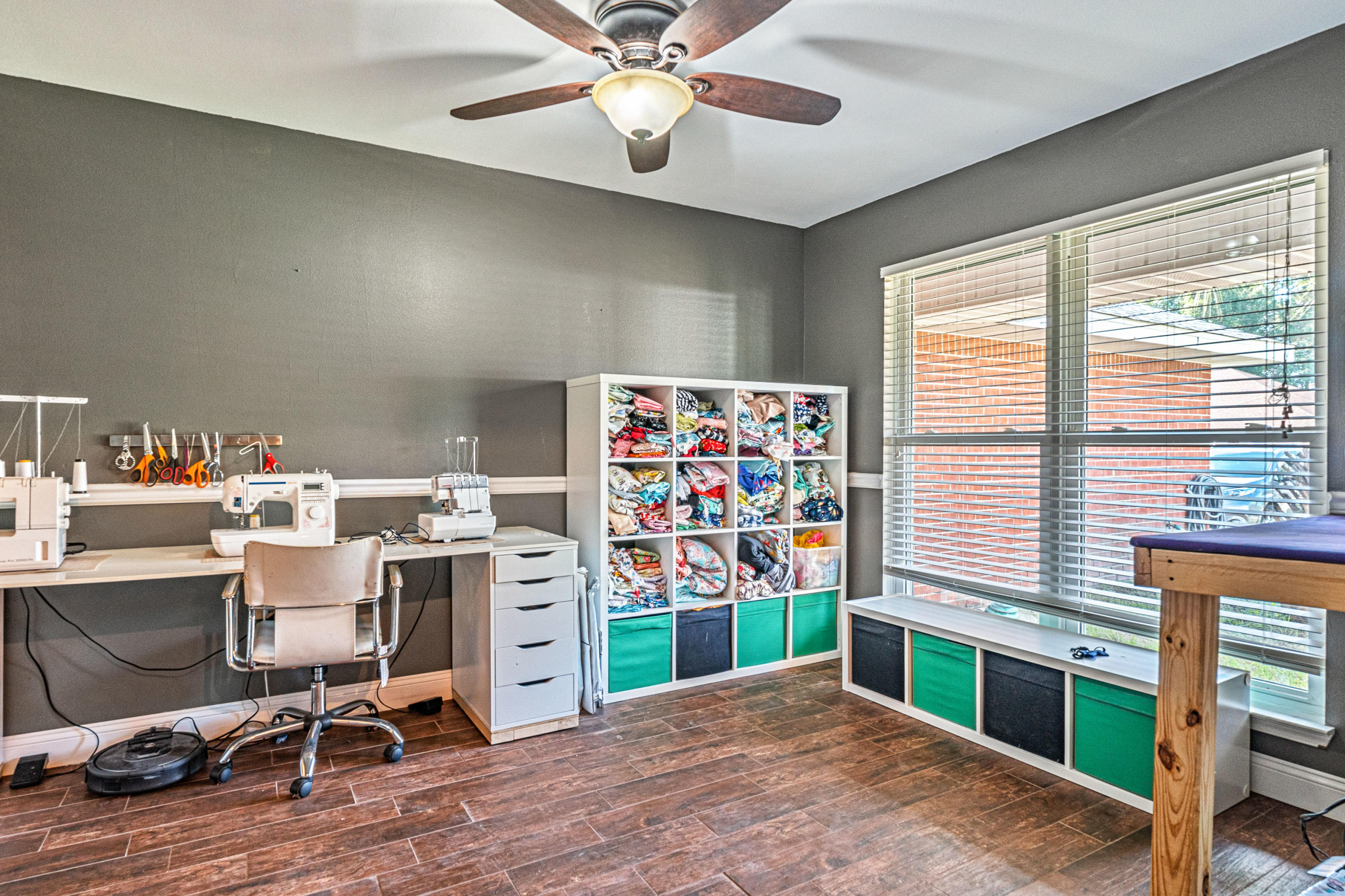 2813 Atoka Trail Crestview, FL 32539 - Photo 6 of 29 a workspace with furniture hardwood and a window