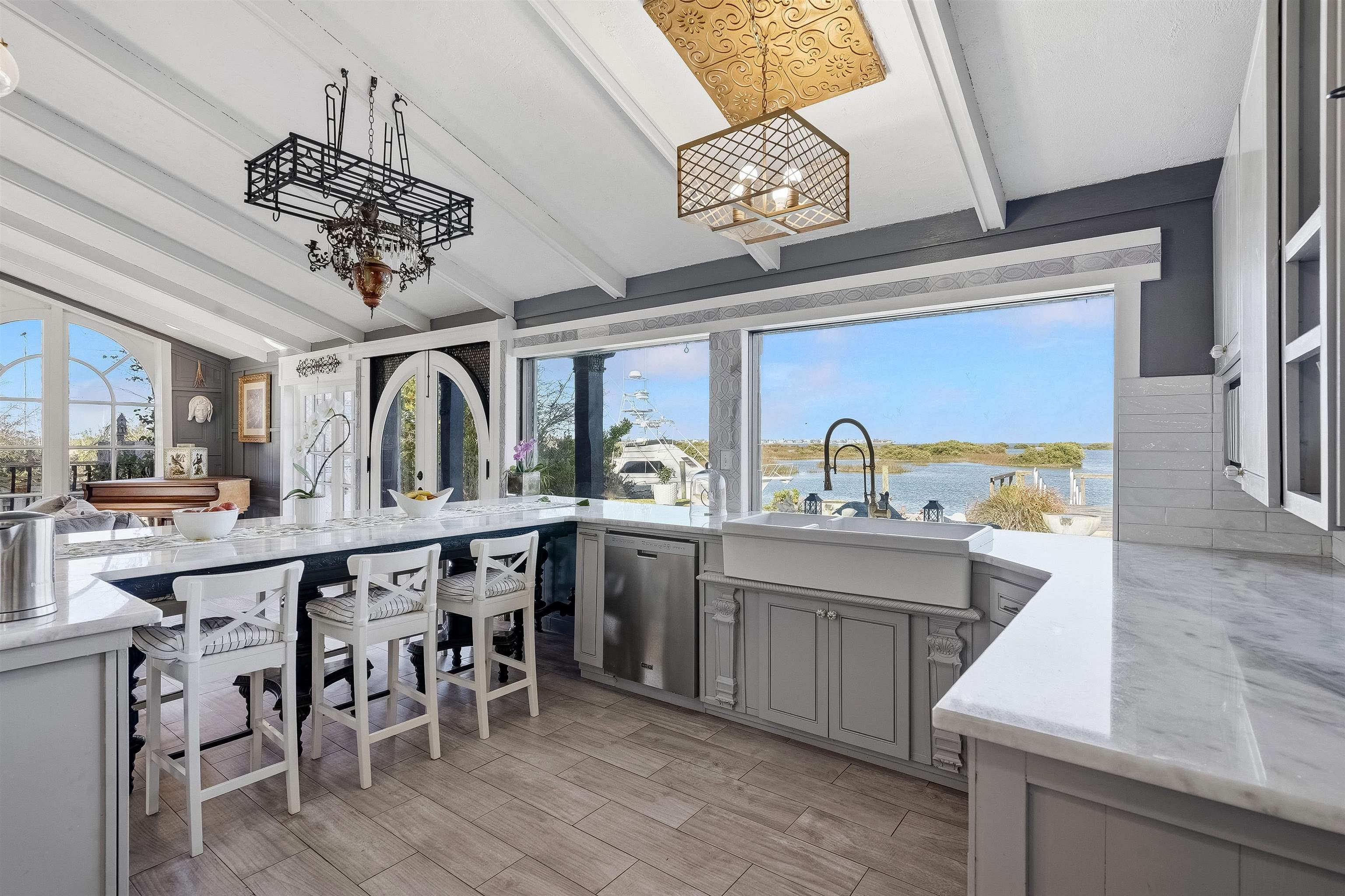 71 Water Street St. Augustine, FL 32084 - Photo 14 of 58 A chef's delight kitchen with amazing views of the water!