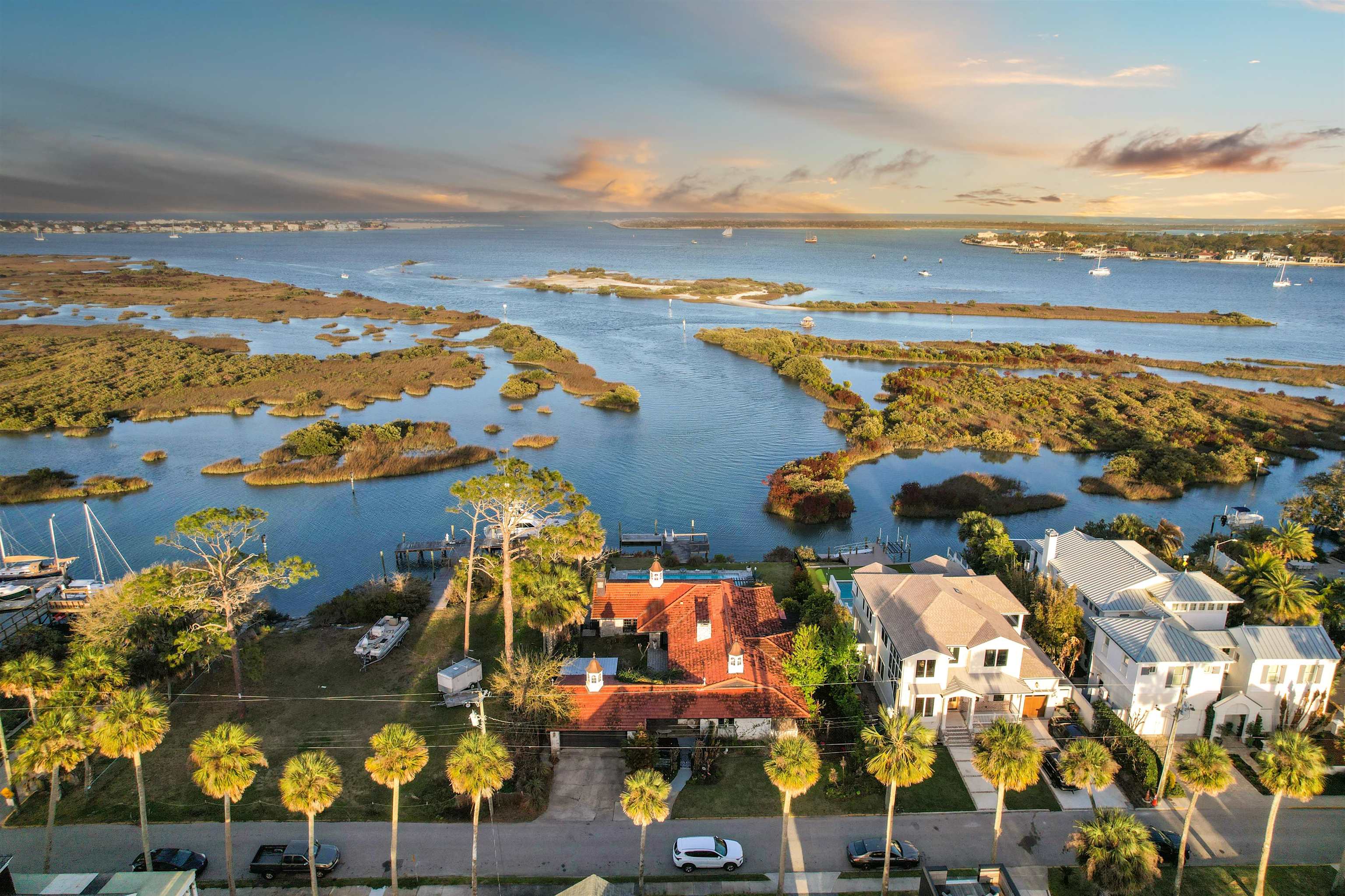 71 Water Street St. Augustine, FL 32084 - Photo 55 of 57 Bird's eye view of a large body of water