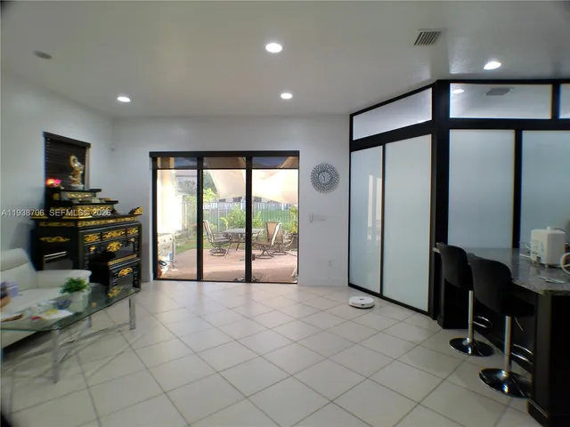 a very nice looking room with a large window