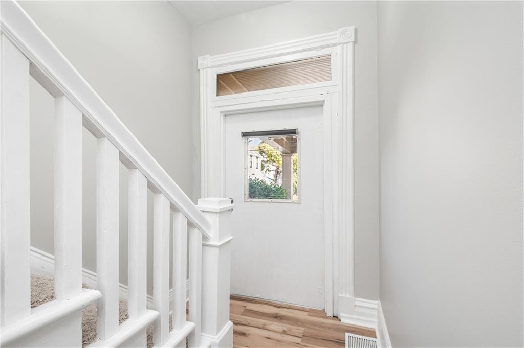 401 West New Castle Street Butler, PA 16001 - Photo 5 of 32 a view of entryway with wooden floor