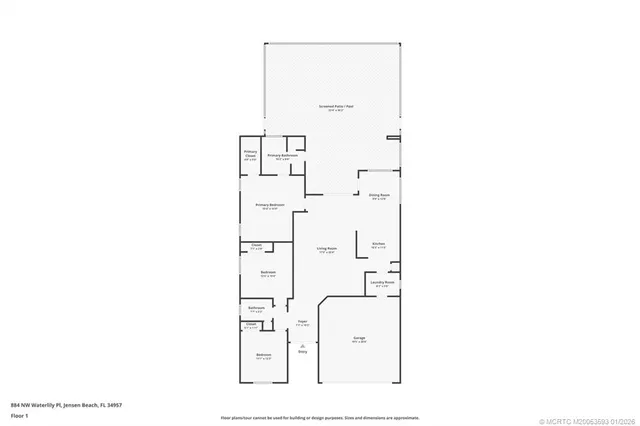 $525,000 | 884 Northwest Waterlily Place, Stuart, FL 34994