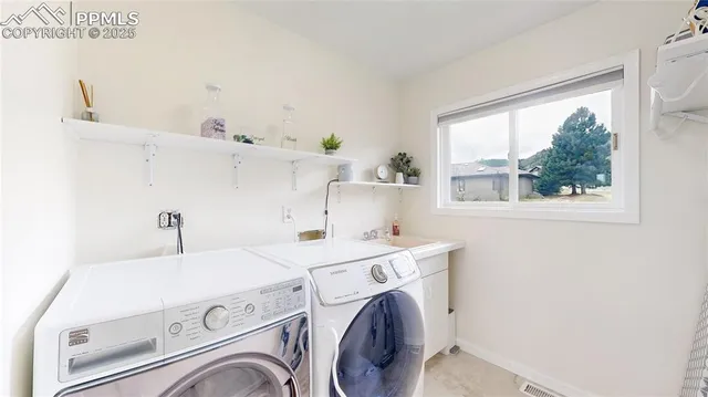 a view of a lobby with furniture and entryway