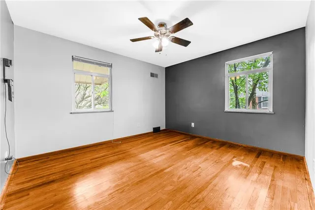 a view of an empty room with window