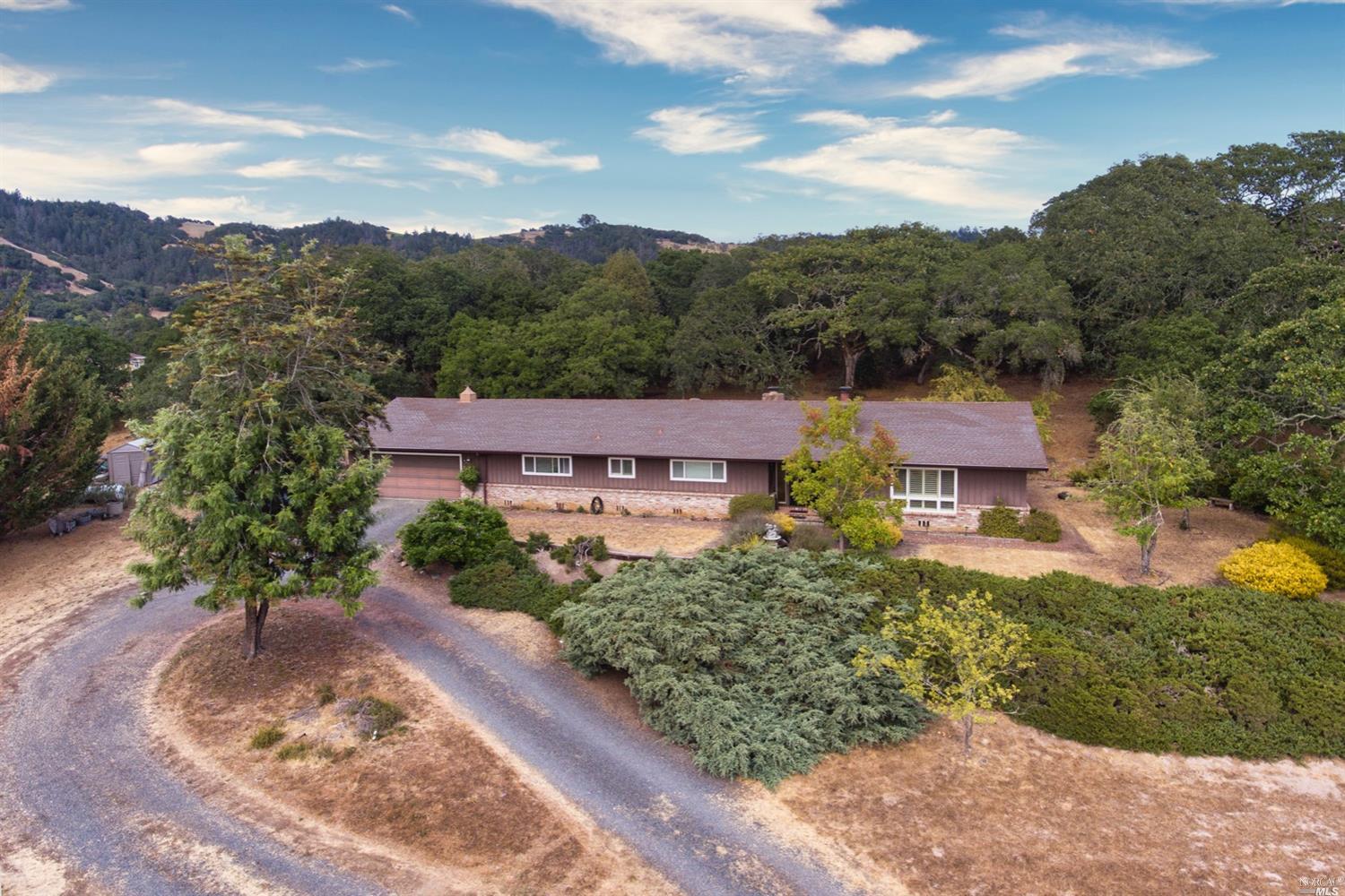 6343 Jamison Road Santa Rosa, CA 95404 - Photo 1 of 1 an aerial view of a house