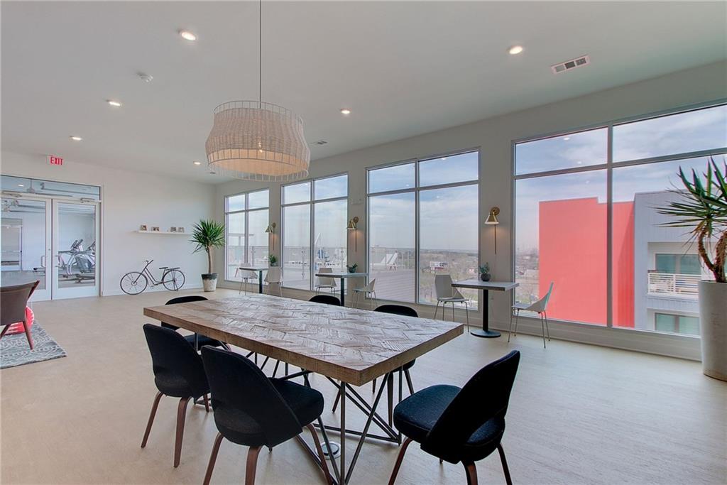 4361 South Congress Avenue, Unit 336 Austin, TX 78745 - Photo 26 of 30 a view of a dining room with furniture window and outside view