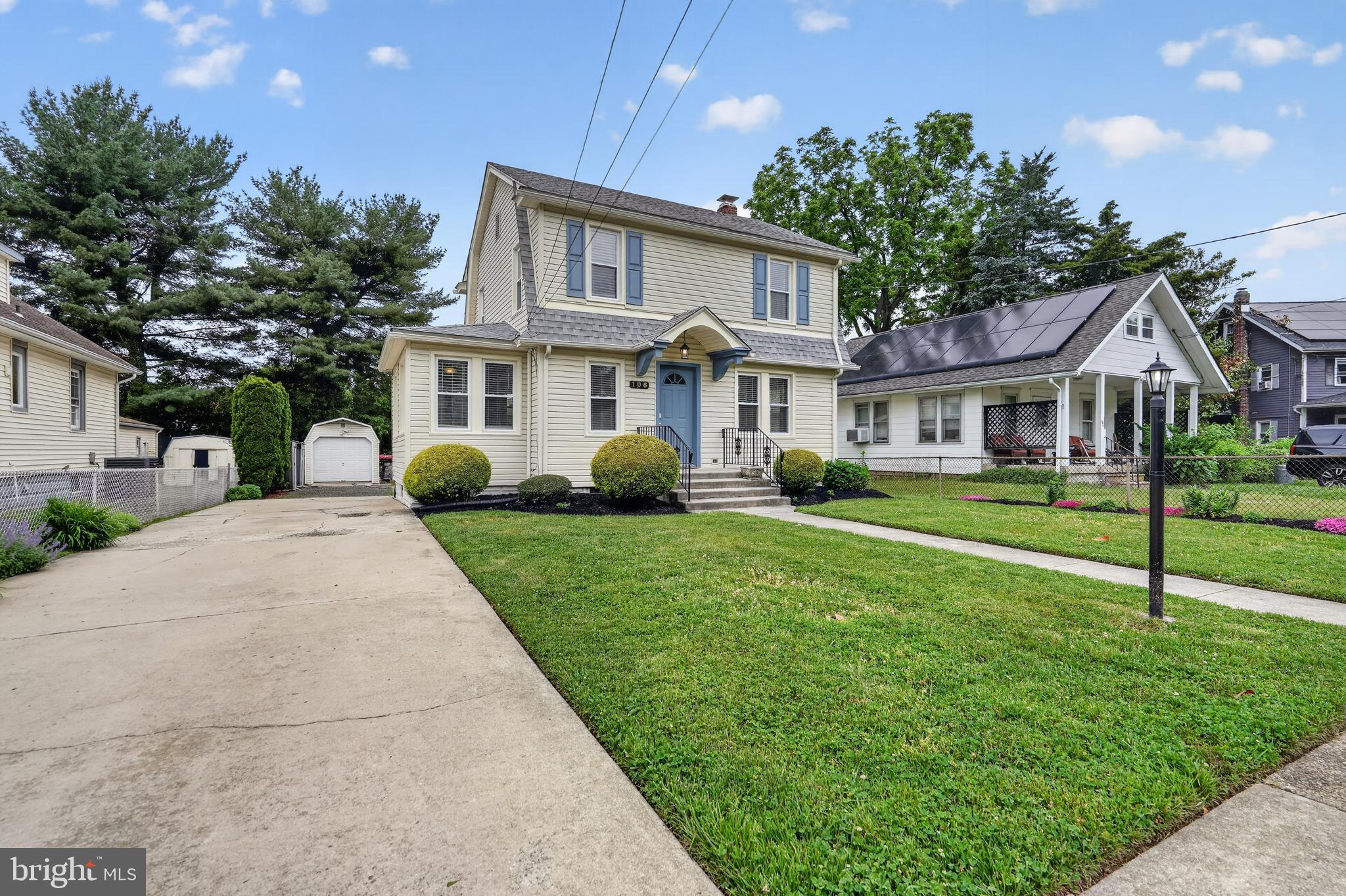 106 Ford Street Voorhees, NJ 08043 - Photo 28 of 36 a front view of a house with a yard and porch