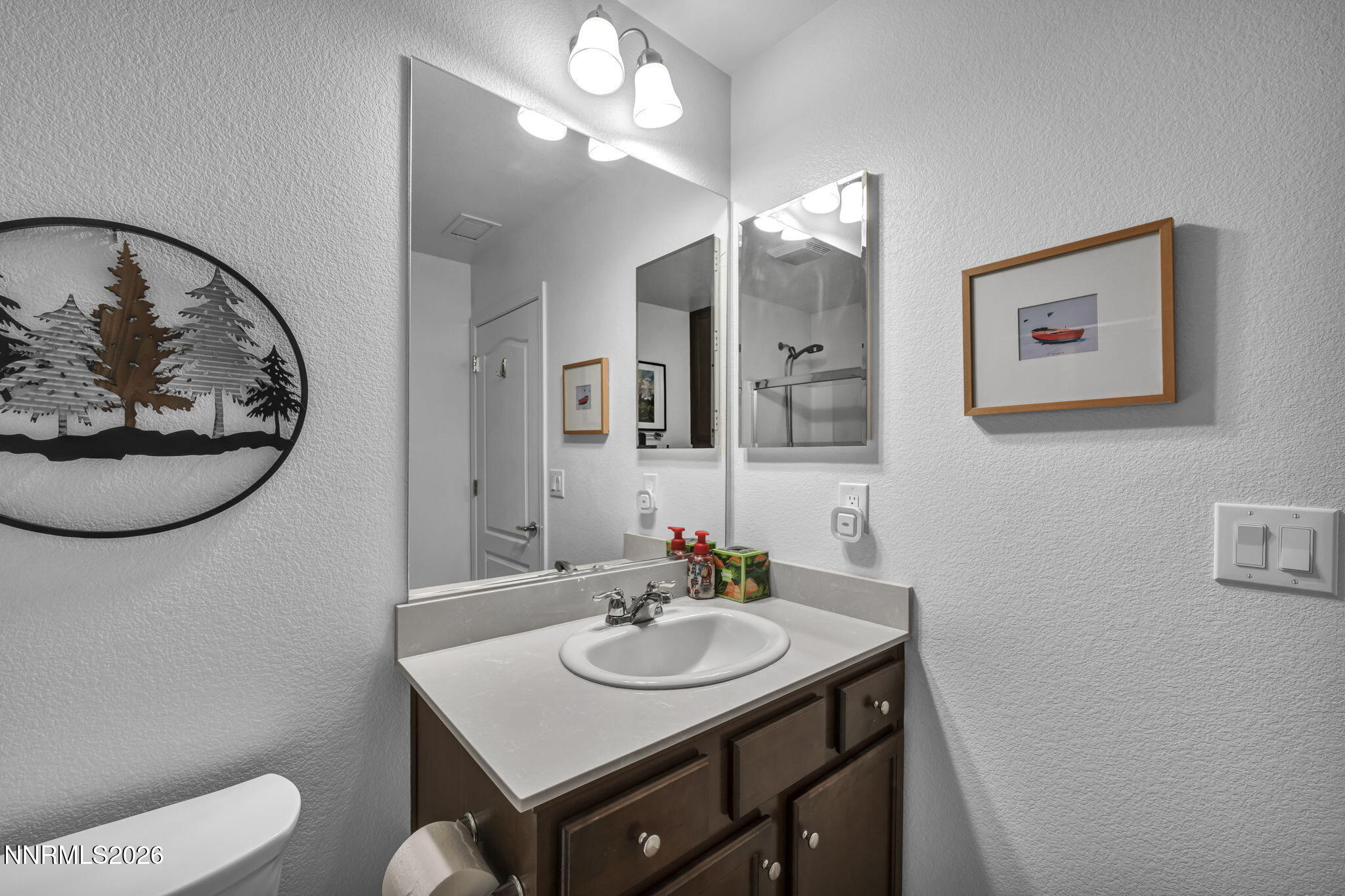 148 Snake Road Dayton, NV 89403 - Photo 36 of 57 a bathroom with a sink and a mirror