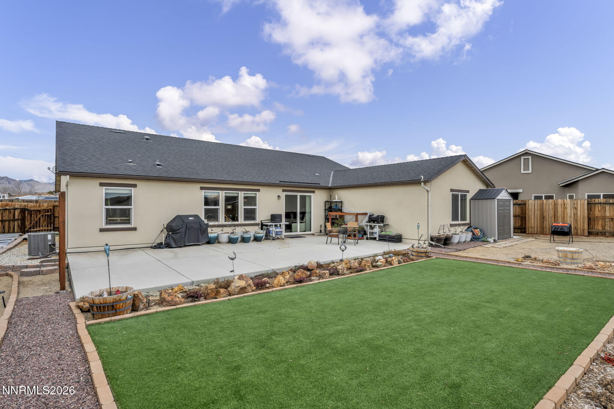 148 Snake Road Dayton, NV 89403 - Photo 47 of 57 a front view of house with yard and seating area